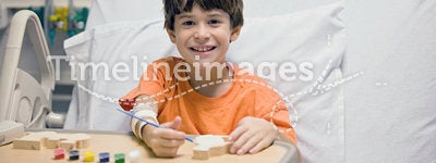 Little Boy in Hospital