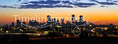 Denver Skyline Sunrise