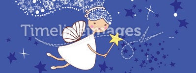 Little snowflake fairy