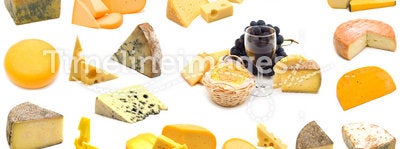 Large page of cheese collection