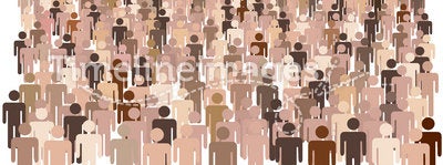 Diverse population people group