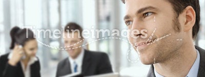 Businessman on business meeting