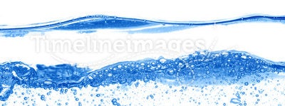 Three waves of water