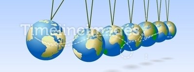 Balancing earth spheres