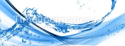 Abstract Water wave background