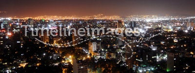 Mexico City by night