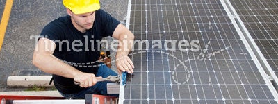 Solar Panel Repair with Copyspace
