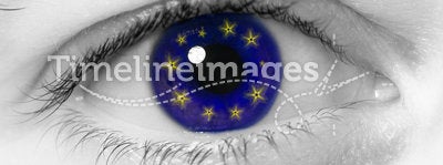 Eye europe flag