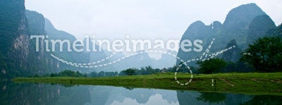 Li Jiang river and its mountains