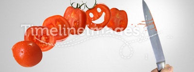 Tomato cut