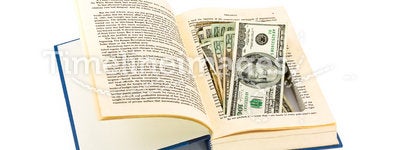 Money Hidden in an Old Book