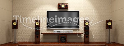 Contemporary Home Theater System