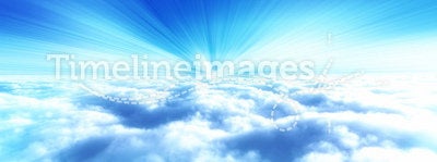Cloud heaven illustration